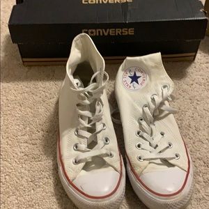 All white Converse